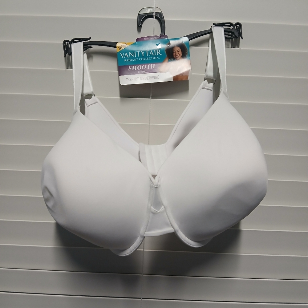 New Vanity Fair Smooth T-Shirt Bra in White